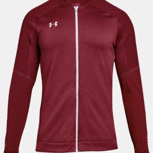 NWT UNDER ARMOR Knit Warm-Up Jacket Cardinal 3XL